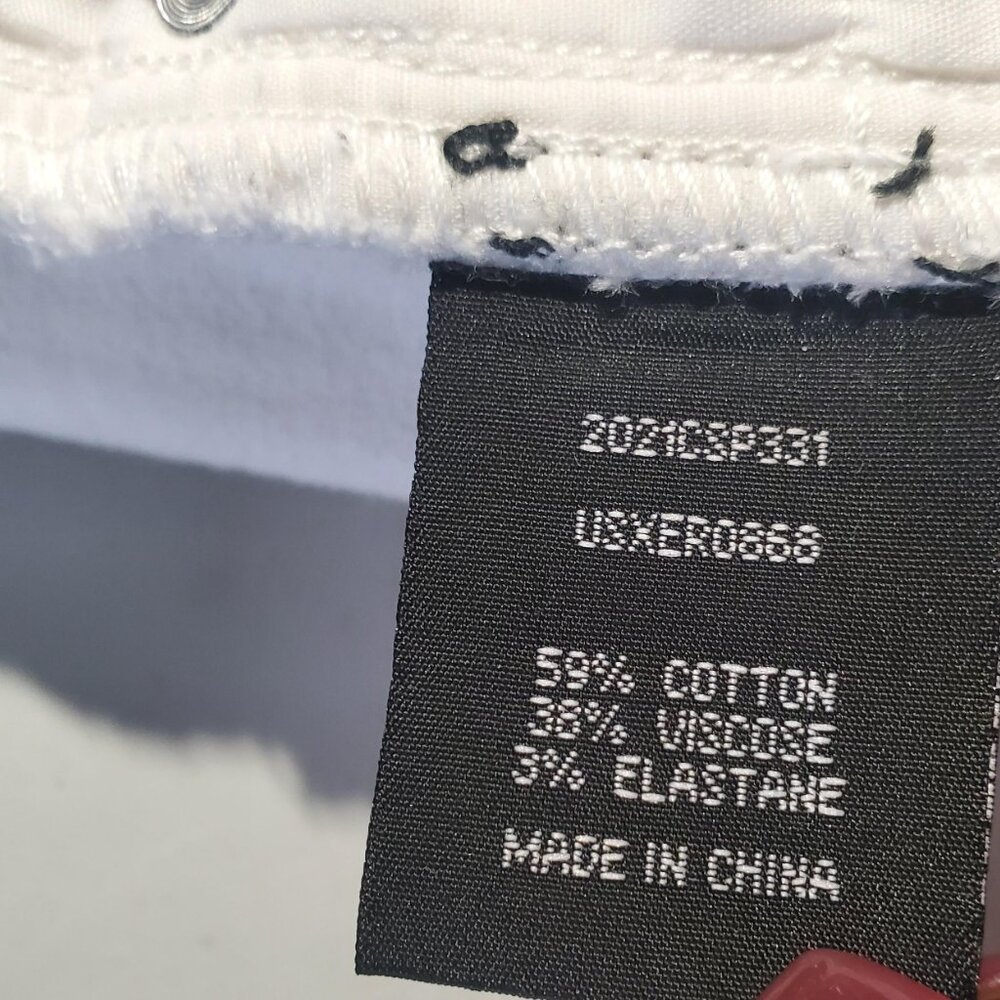 Erdem x Universal Standard Hana White Patchwork Jeans Size‎ 8 - Picture 13 of 16